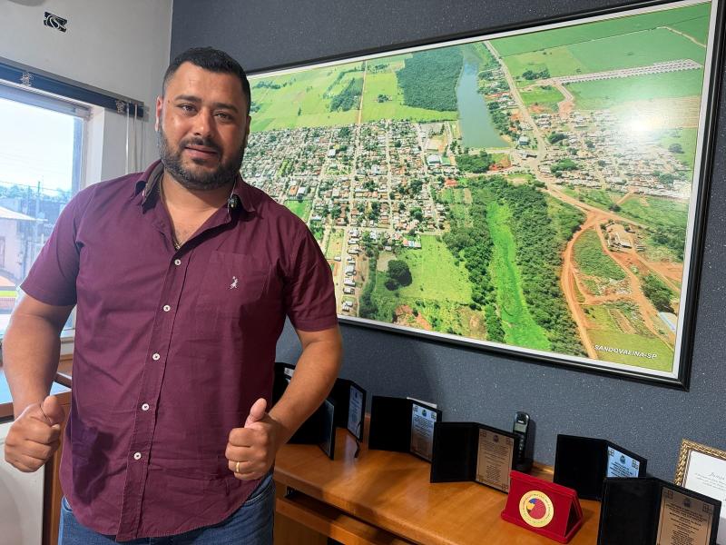 Prefeito Marcos Mendes, de Sandovalina