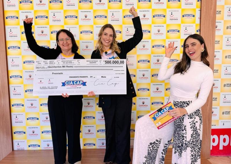 As ganhadoras do CiaCap dessa semana recebem sua premiação