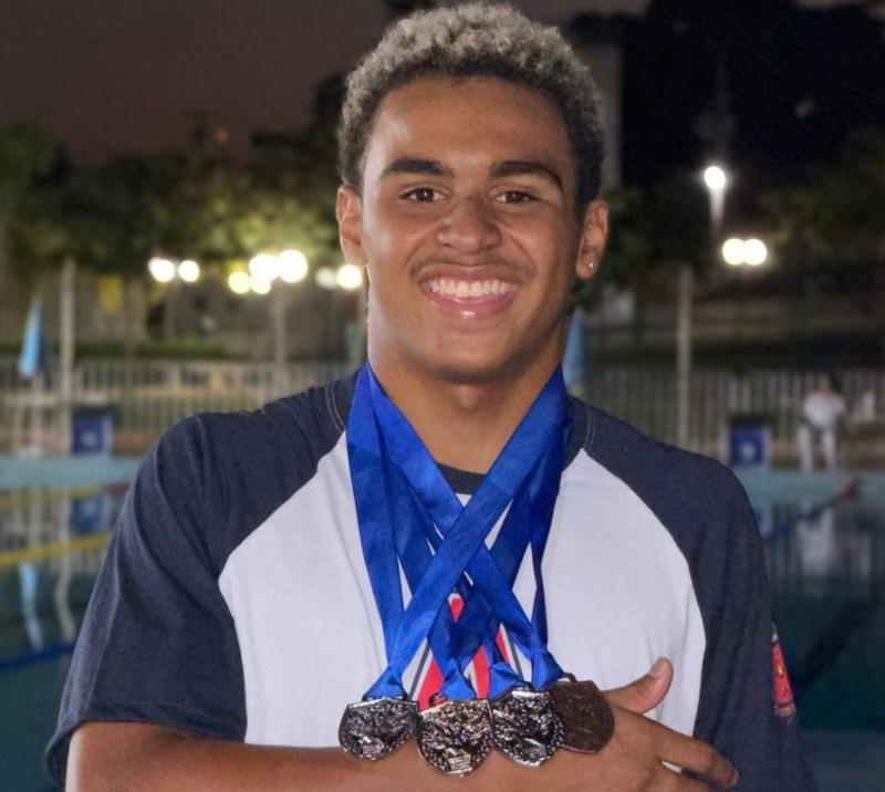 Além dos índices, Enzo Pereira do Nascimento trouxe 1 ouro e 1 prata, na categoria infantil II, 14 anos