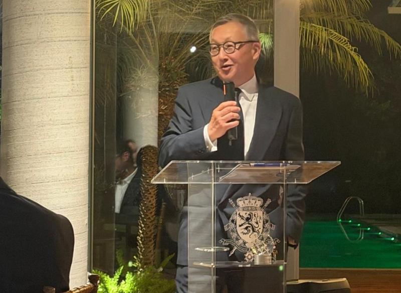 Jogi Oshiai, CEO do Lide Bélgica, palestra no evento de ontem em São Paulo