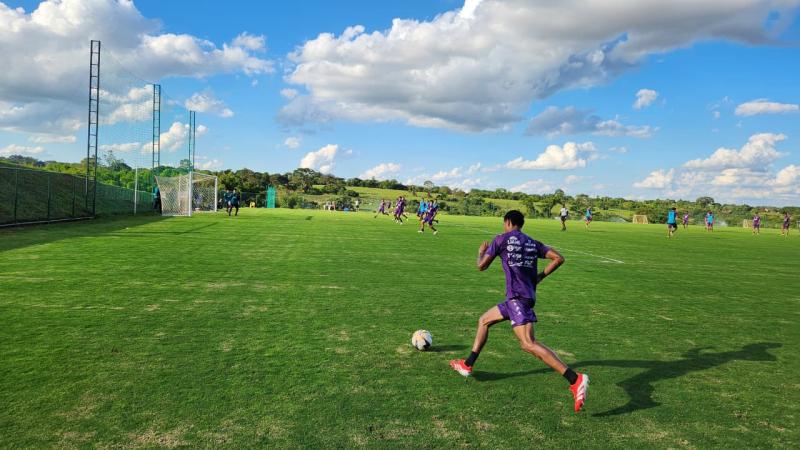 Treino do Sub-20, hoje, no CT, antes da estreia contra o Mauá pelo Paulista
