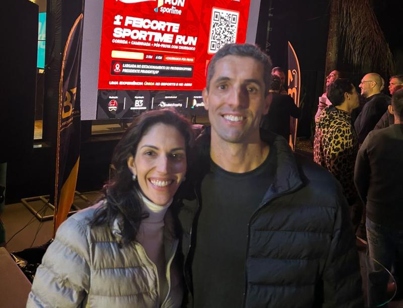 Os fisioterapeutas Diogo Pernas e Fernanda Pachioni Pernas