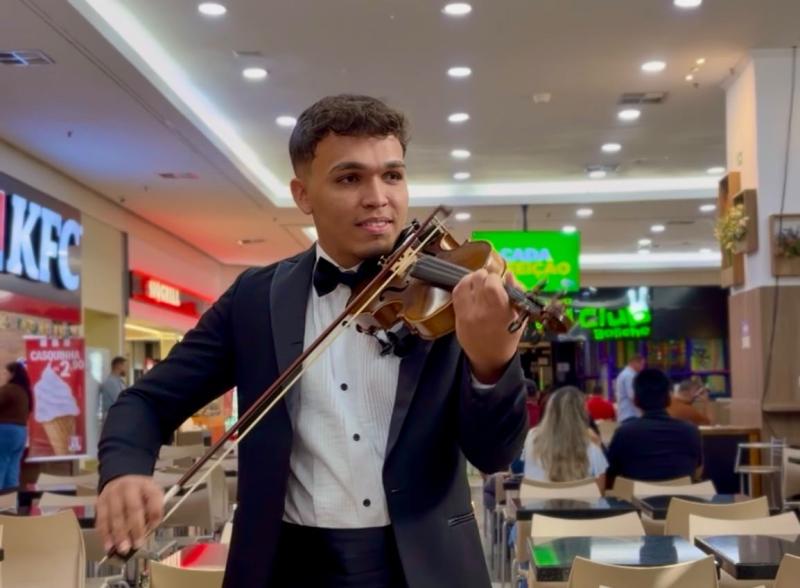 Atração da noite será o violinista David Pereira, integrante da OCOP (Orquestra de Câmara de Presidente Prudente)