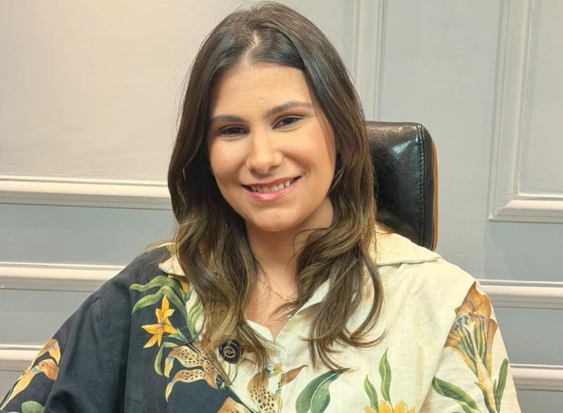 A designer de interiores, Duda Vilela