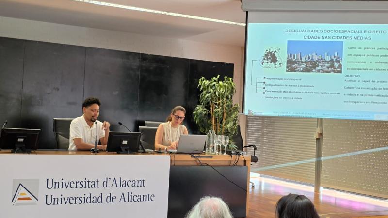 Helber Henrique Guedes apresenta pesquisa sobre participação comunitária, mobilidade e desigualdades socioespaciais em cidades médias brasileiras