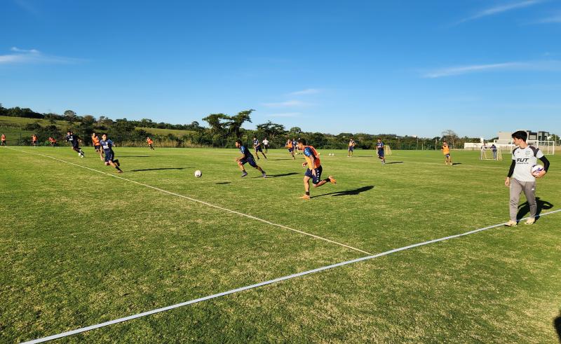 Treino de hoje do Sub-20 com os novos contratados