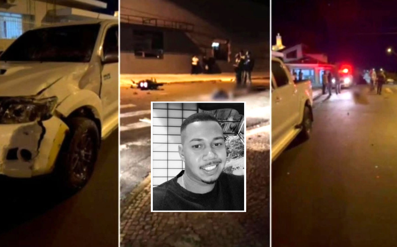 Leonardo Camargo morreu em cruzamento, onde motocicleta que conduzia colidiu contra caminhonete 