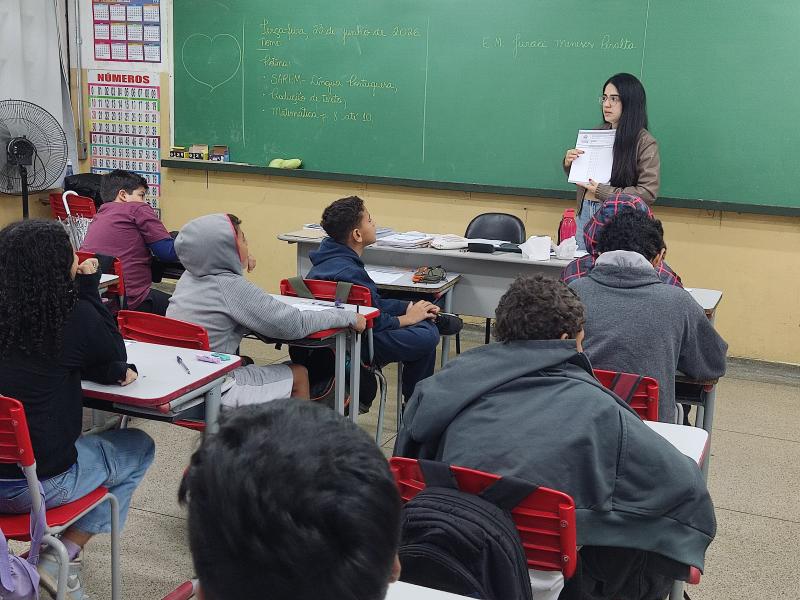 Sarem é aplicado a alunos matriculados na rede municipal de ensino