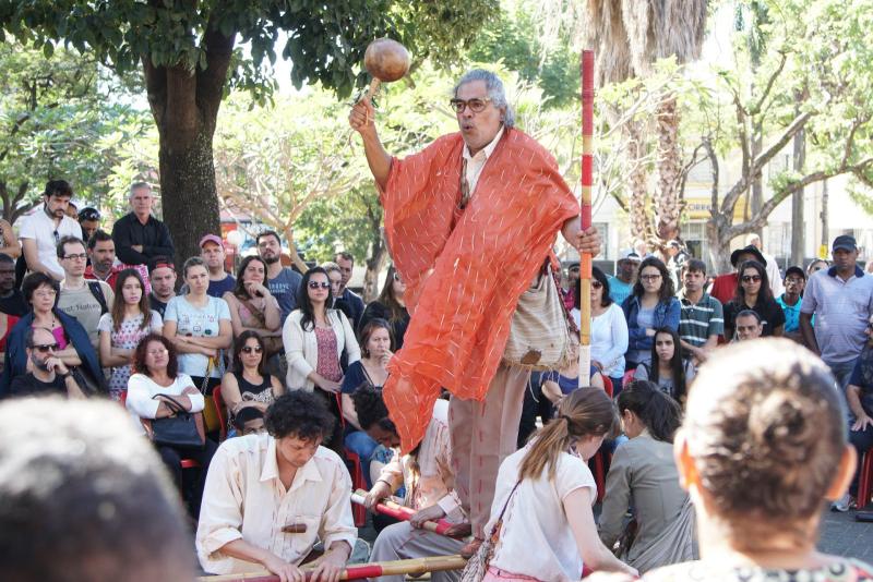 Espetáculo “Tekoha”, com o Grupo Imaginário Maracangalha (Campo Grande/MS), se apresenta na sexta