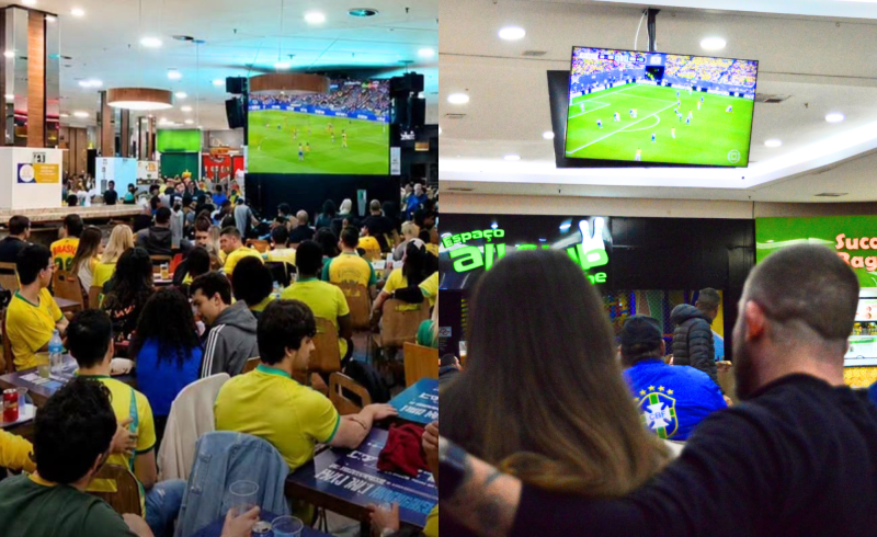 No Prudenshopping e Parque Shopping Prudente, praças de alimentação funcionam normalmente