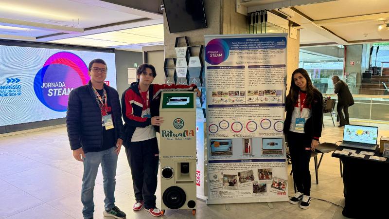 Estudantes desenvolveram protótipo em sala de aula e apresentaram projeto no Congresso Sesi de Educação
