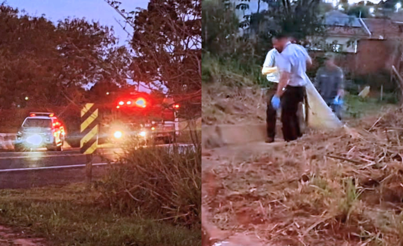 Cadáver foi removido pelo Corpo de Bombeiros e encaminhado ao IML (Instituto Médico Legal)