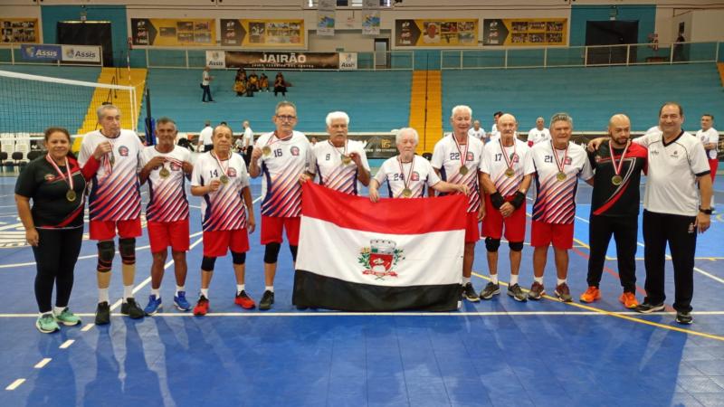 Vôlei Adaptado Masculino B conquistou o ouro, hoje, ao vencer a equipe de Cândido Mota, por 2 set