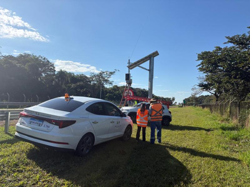 Verificação metrológica do radar ocorreu nesta terça-feira