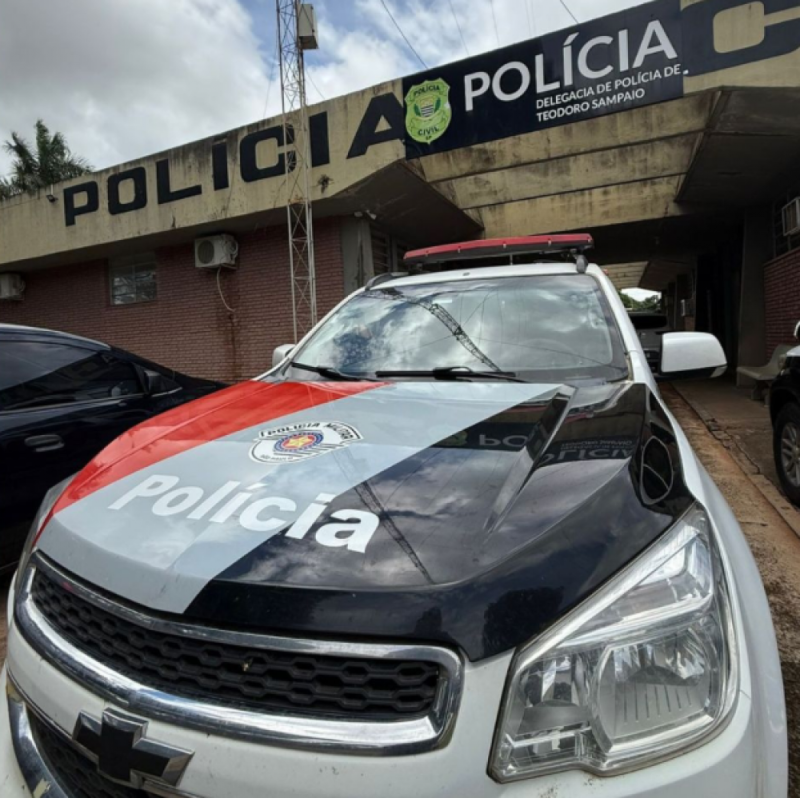 Autor e vítima foram conduzidos à Delegacia de Polícia, onde homem permaneceu à disposição da Justiça