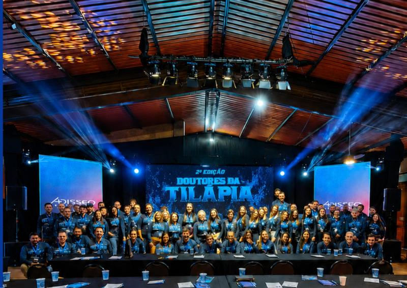 Participantes do evento Doutores da Tilápia, ontem, no auditório do Terra Parque