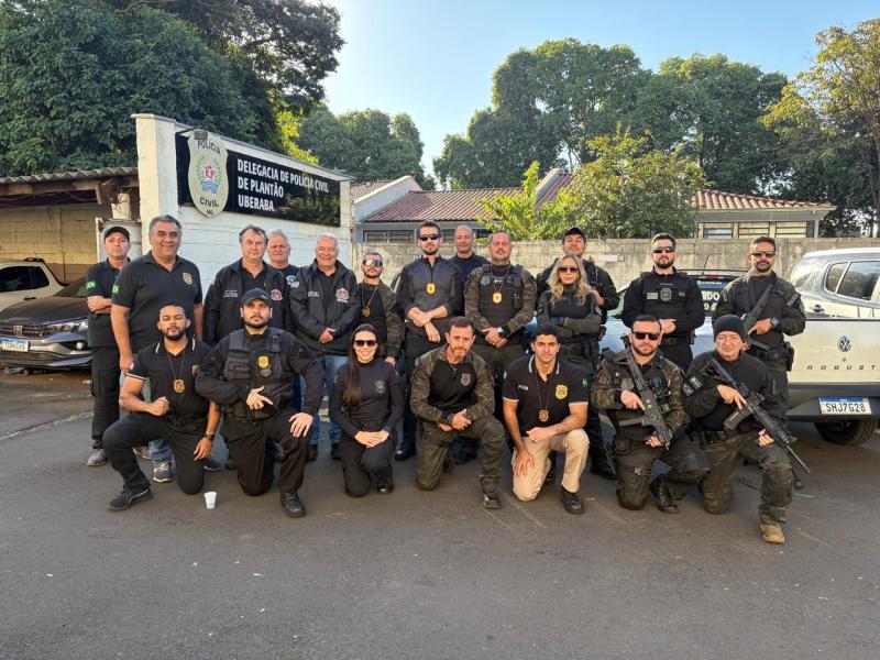 Operação Cártula envolveu 20 policiais civis do oeste paulista e 10 agentes da Delegacia de Uberaba