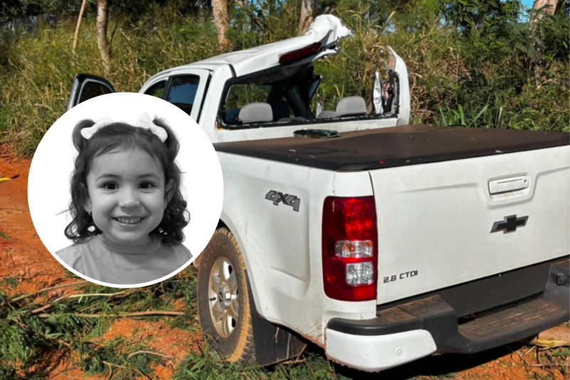 Ana Rita era passageira de veículo conduzido por sua mãe, 31 anos, que também foi socorrida