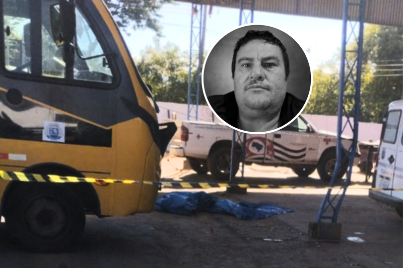 Servidor municipal, Paulo Roberto, de 42 anos, foi prensado contra estrutura de estacionamento
