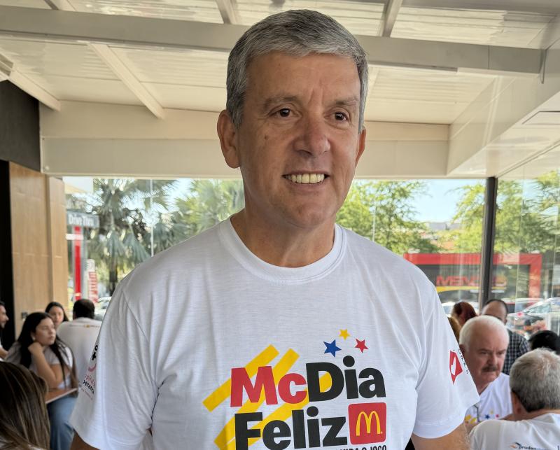 Marcelo Nicolucci, presidente dos Supermercados Estrela, escolhido "Comerciante Símbolo 2026", é o padrinho do McDia Feliz 2026