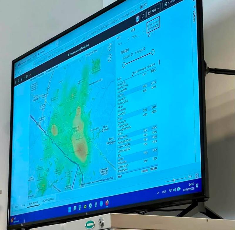 Ferramenta digital poderá auxiliar no planejamento de ações de prevenção e controle da dengue