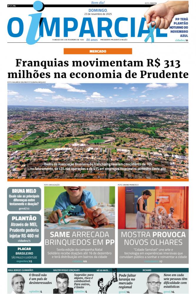 Franquias movimentam R$ 313 milhões na economia de Prudente - Franquias crescem 16% no faturamento, 43% em operações e 41% em empregos em Prudente