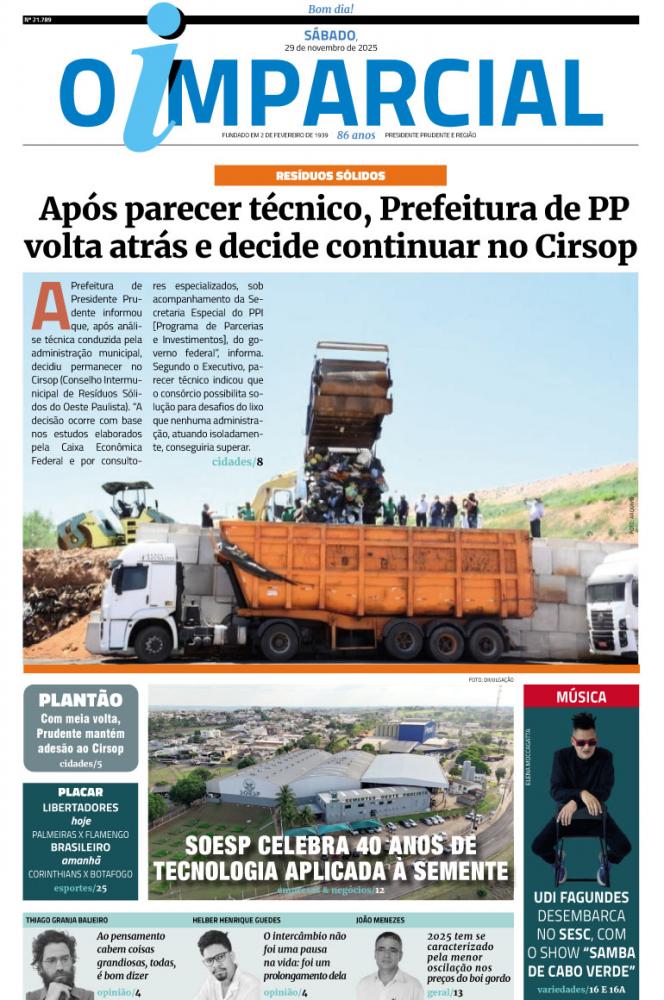 Prefeitura de Prudente volta atrás e decide continuar no Cirsop - Após parecer técnico, Prefeitura de PP volta atrás e decide continuar no Cirsop