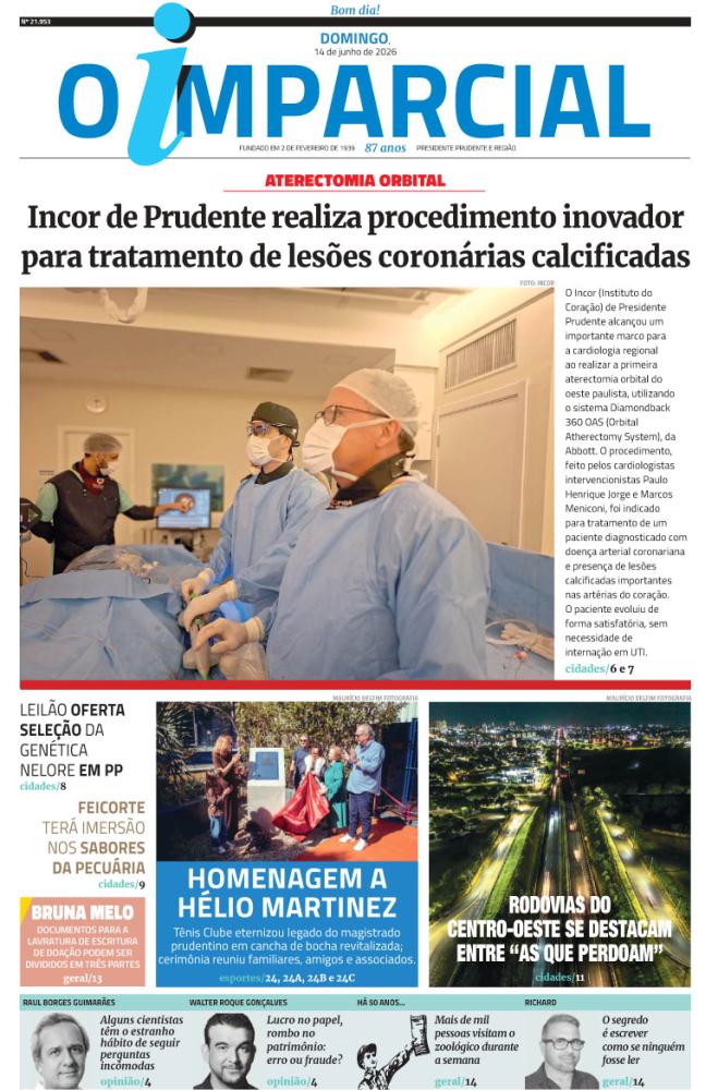Incor de Prudente realiza procedimento inovador para tratamento de lesões coronárias calcificadas  - Incor de Prudente realiza procedimento inovador para tratamento de lesões coronárias calcificadas 