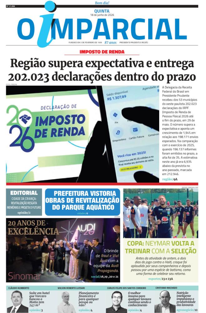 Região supera expectativa e entrega 202.023 declarações dentro do prazo - Região supera expectativa e entrega 202.023 declarações dentro do prazo