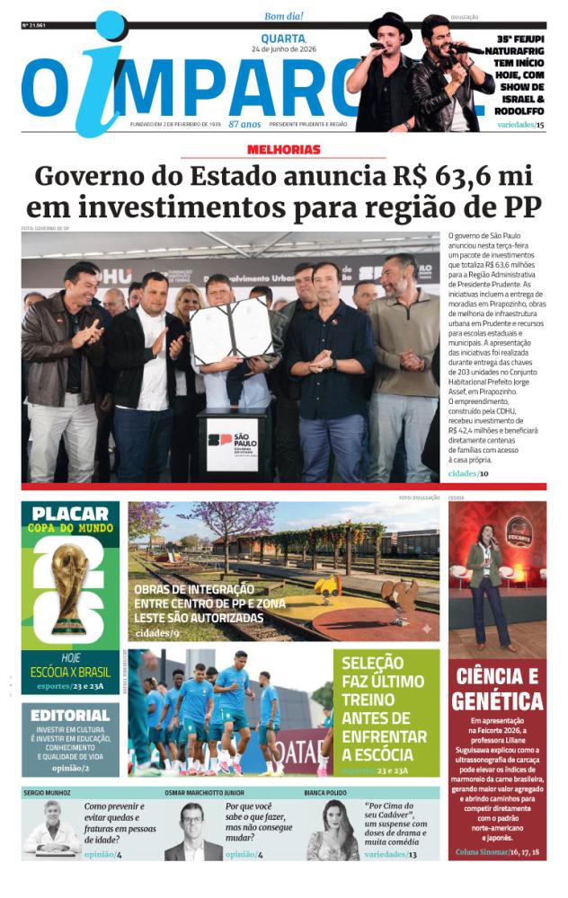 Governo do Estado anuncia R$ 63,6 mi em investimentos para região de PP - Governo do Estado anuncia R$ 63,6 mi em investimentos para região de PP