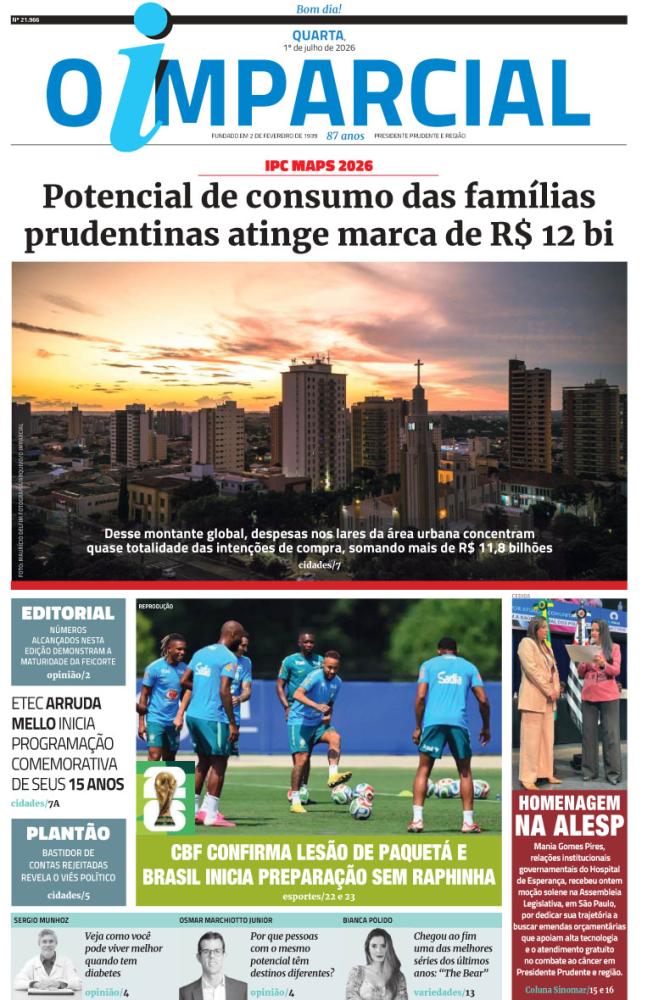 Potencial de consumo das famílias prudentinas atinge marca de R$ 12 bi - Potencial de consumo das famílias prudentinas atinge marca de R$ 12 bi