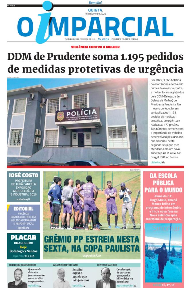 DDM de Prudente soma 1.195 pedidos de medidas protetivas de urgência - DDM de Prudente soma 1.195 pedidos de medidas protetivas de urgência