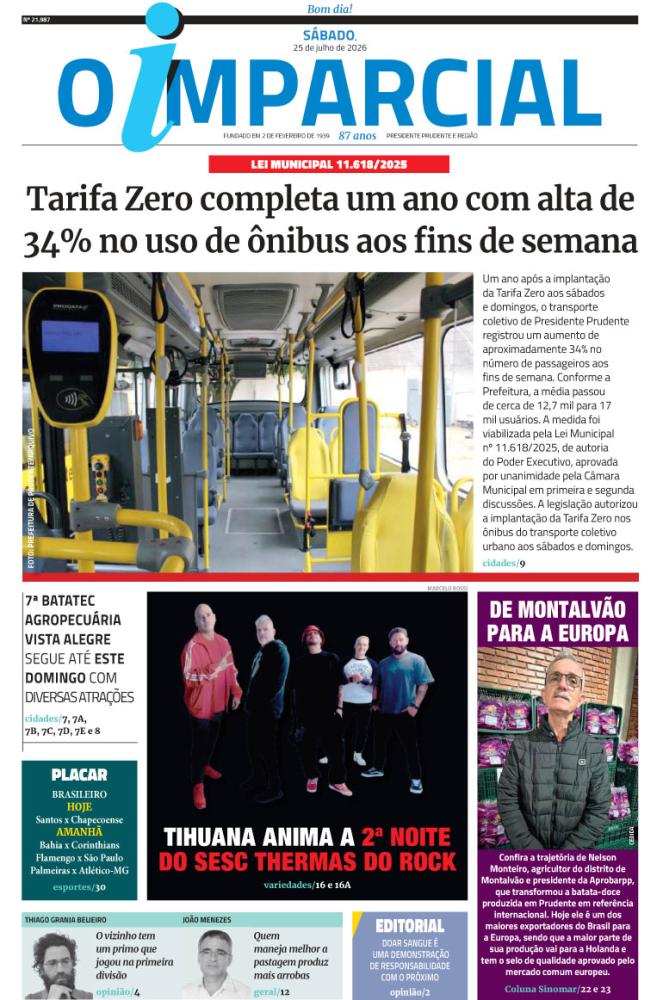 Tarifa Zero completa um ano com alta de 34% no uso de ônibus aos fins de semana - Tarifa Zero completa um ano com alta de 34% no uso de ônibus aos fins de semana
