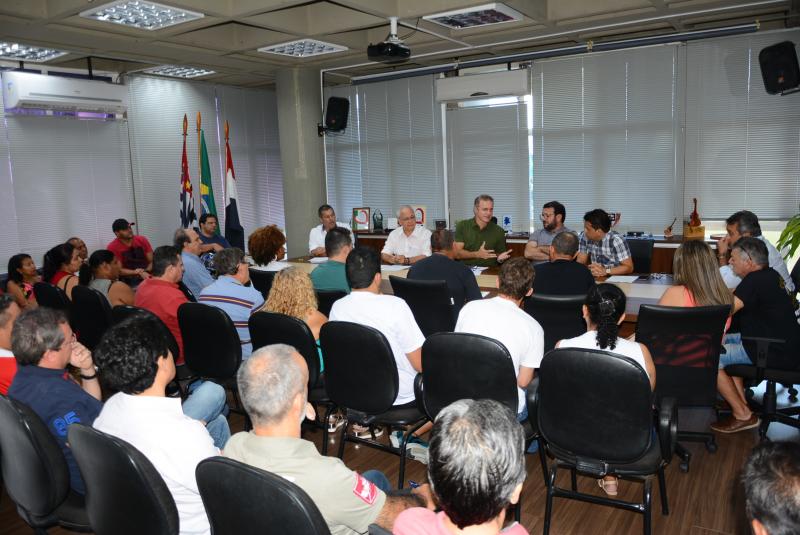 Marcos Sanches/Prefeitura de Prudente - Grupo de 30 boxistas se reuniu com prefeito ontem