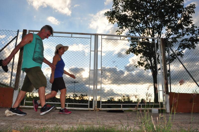 José Reis - Caminhada foi uma das atividades mencionadas pelos moradores que gostavam do horário