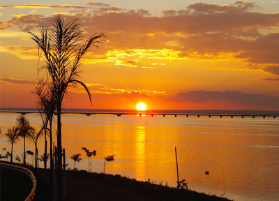 Arquivo - Destaque turístico, pôr-do-sol é atrativo natural em Presidente Epitácio