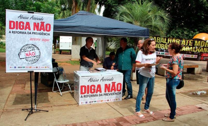 Foto: Cedida/CSB - Coleta em Prudente já reuniu, pelo menos, 1,5 mil assinaturas contrárias à reforma