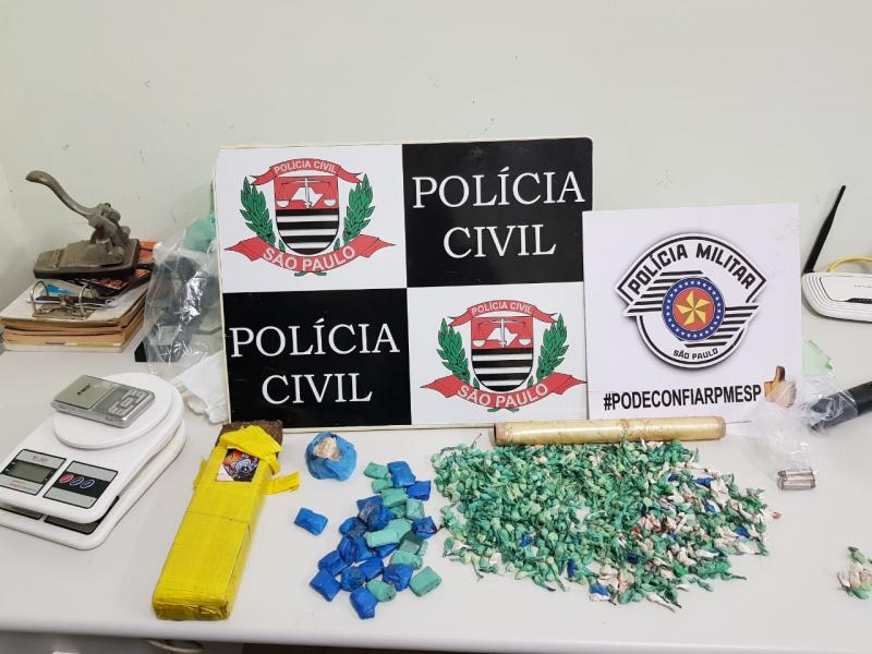Polícia Civil: Drogas e materiais de furto foram apreendidos em Regente