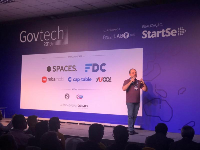 Rogério Alessi, presidente do Conselho curador da Fundação e secretário da Tecnologia da Informação apresentou a palestra “Governo Municipal e Startups: uma conexão de benefícios e sucesso”