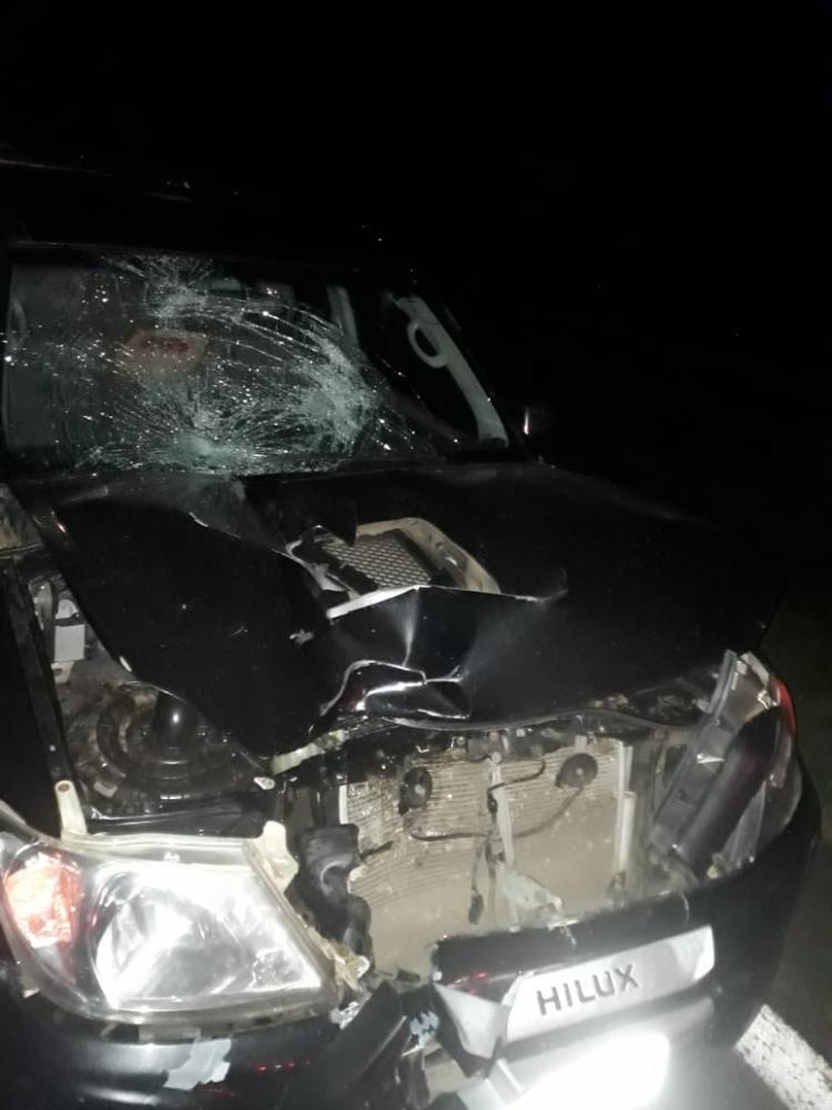 Polícia Militar Rodoviária: Acidente ocorreu ontem à noite e envolveu veículo Toyota/Hilux