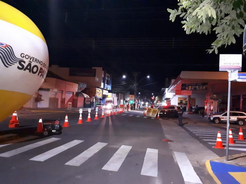 Polícia Civil - Pontos de bloqueio foram criados em dois pontos de Epitácio na noite de ontem