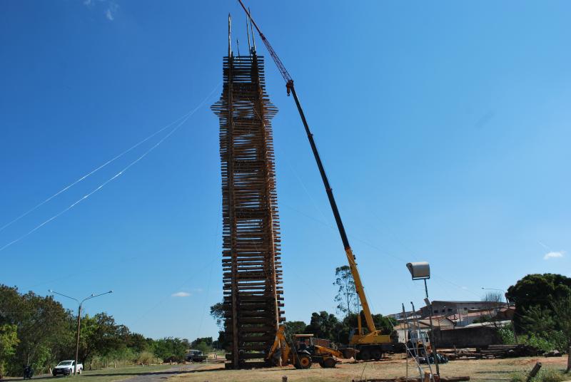 AI/Pirapozinho: Fogueira de aproximadamente 50 metros está montada à espera do “grande dia”