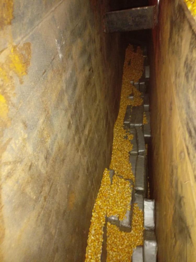 Polícia Federal: Droga apreendida estava no meio da carga de milho