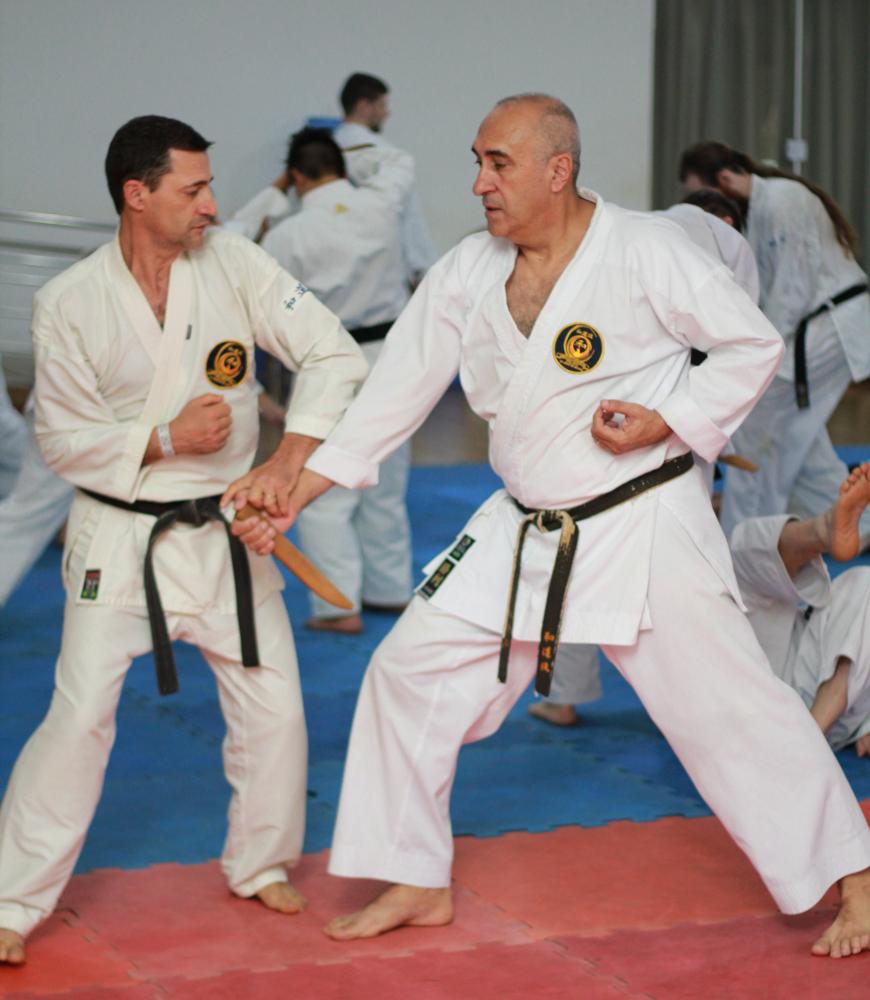 Foto: Maycon Morano/M2 Comunicação - Paulo José (à dir.) receberá o título de mestre do estilo Wadô-Ryu