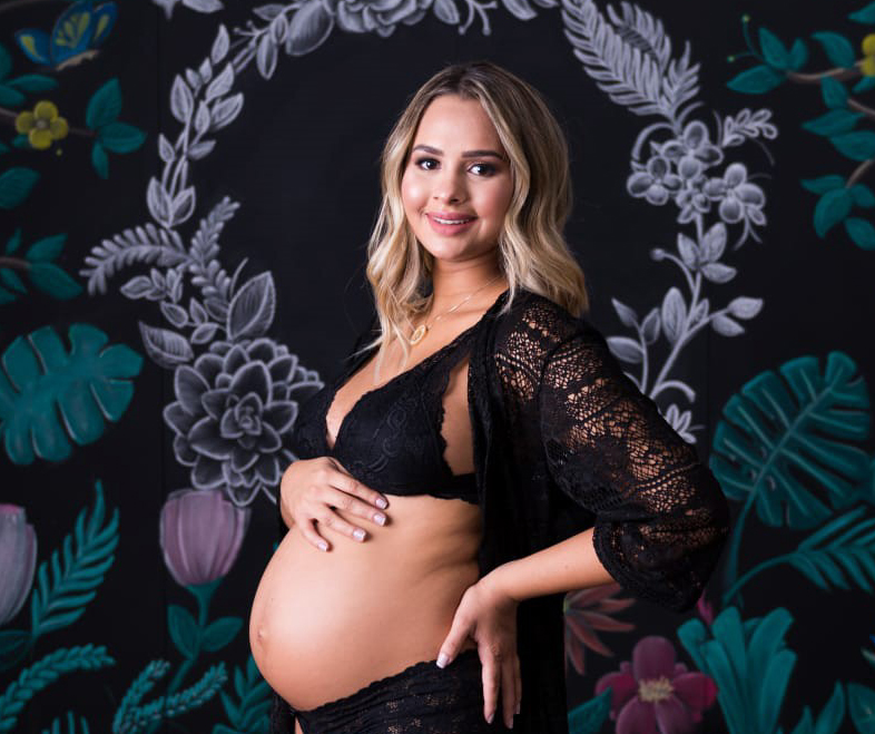 Arquivo pessoal - Maria Vitória diz que suportou todas as fases da gravidez