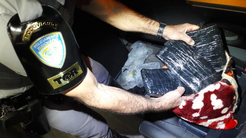 Polícia Militar Rodoviária: Acusada disse que não sabia que dentro da almofada havia droga