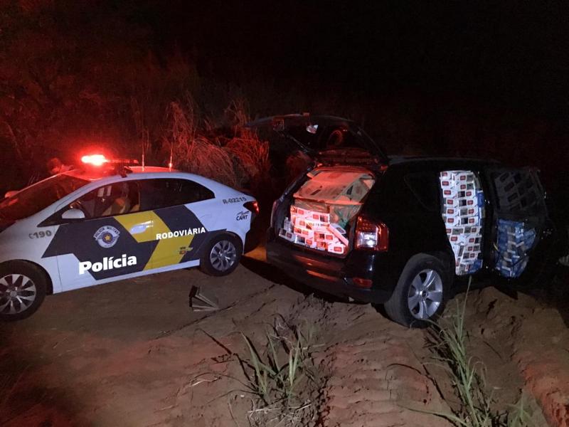 Polícia Militar Rodoviária: Antes do acidente, motorista fugia com carga de contrabando