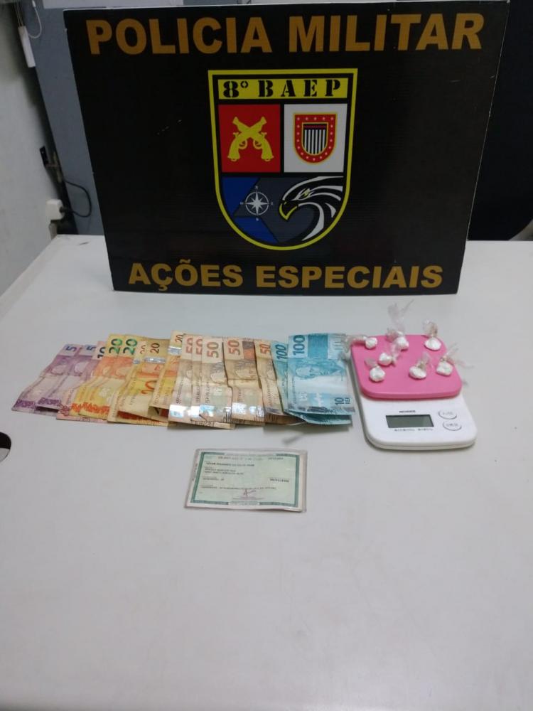 Polícia Militar - Apoio do canil auxiliou na localização da droga