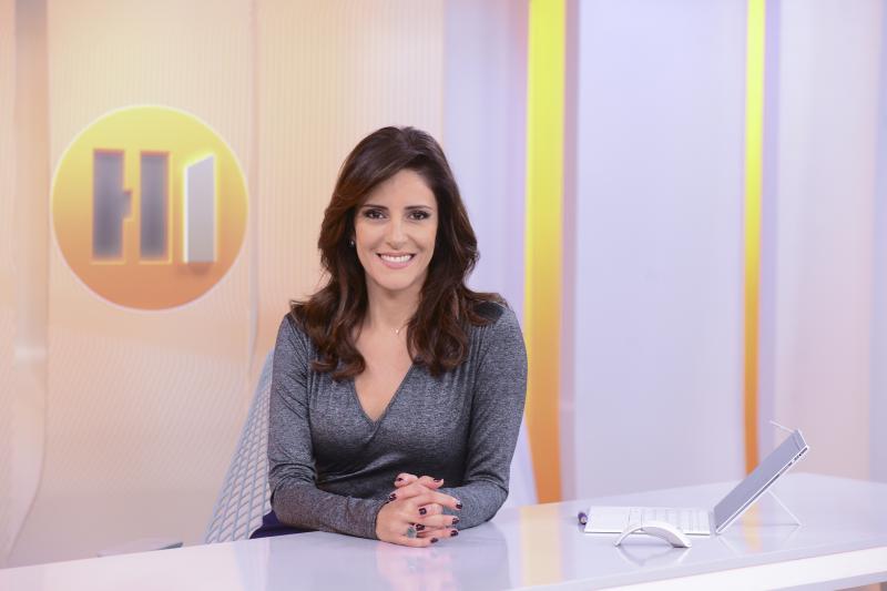 Divulgação - Na Globo, Monalisa Perrone é titular do “Hora 1”