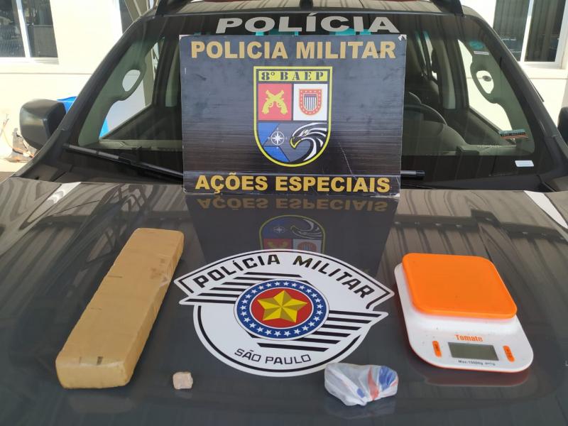 Polícia Militar - Maconha foi adquirida em Bataguassu (MS), por R$ 1,6 mil